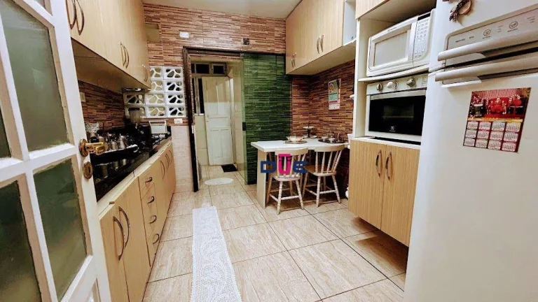Imagem Apartamento com 3 dormitórios para alugar, 147 m² por R$ 6.500,00/mês - Gonzaga - Santos/SP