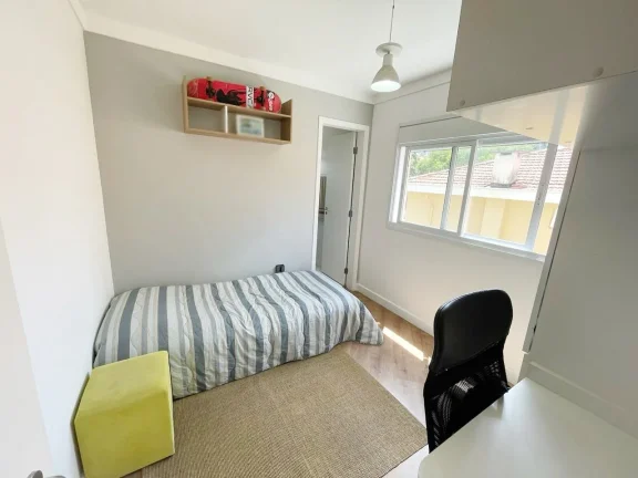 Imagem Apartamento 108M², 3Q, 3 Suítes, 4 Banheiros, 1 Lavabo, 2 Vagas, Varanda Gourmet, Academia, Piscina Aberta e Fechada, Sauna, Churrasqueira, Quadra.