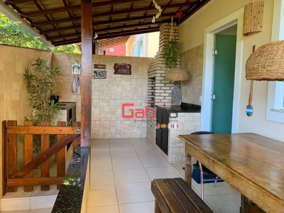 Imagem Casa com 4 Suítes, Mobiliada, 100 metros da beira mar, à venda, 140 m² por R$ 540.000 - Rasa - Armação dos Búzios/RJ