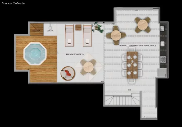 Imagem Apartamento Garden para Venda em Santo André, Vila Floresta, 3 dormitórios, 1 suíte, 2 banheiros, 2 vagas