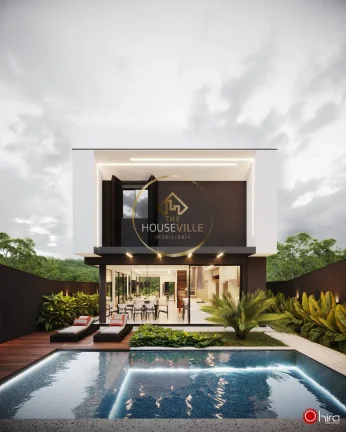 Imagem Casa Sobrado Construção, 4 dormitórios ( 4 suítes), Terras Alpha, Urbanova.