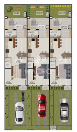 Imagem Res. Bora Bora | Três Rios do Norte | Lot. Montreal | 3 quartos | 128m²