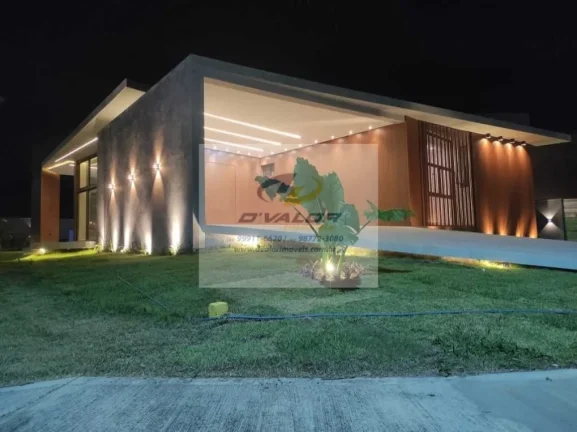 Imagem Vendo Belíssima Casa, em Condomínio Fechado, com 221 m², 3 suítes, piscina, área gourmet e 3 vagas
