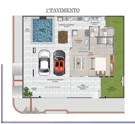 Imagem EXCELENTE CASA ALTO PADRÃO NO ITAPEBUSSU COM TRÊS QUARTOS