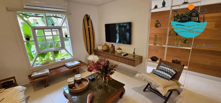Imagem Aluguel para Temporada em Juquehy com, 4 dormitórios, 02 suítes, 250m da praia - Acomodação máx. 8 pessoas | Juquehy Imobiliária