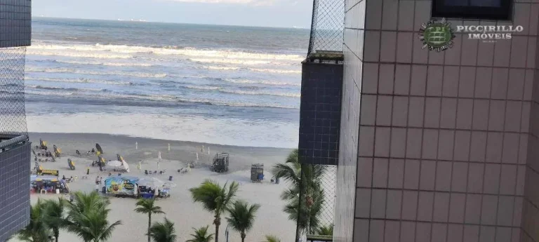 Imagem Apartamento com 2 dormitórios para alugar, 86 m² por R$ 4.000,02/mês - Vila Guilhermina - Praia Grande/SP