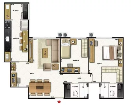 Imagem Vila Carioca Residences - Apartamento em Vila Isabel, Rio de Janeiro/RJ