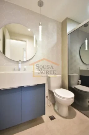 Imagem Apartamento mobiliado, no último andar, 2 dormitórios, sendo 1 suite, 1 deles adaptado para home o...