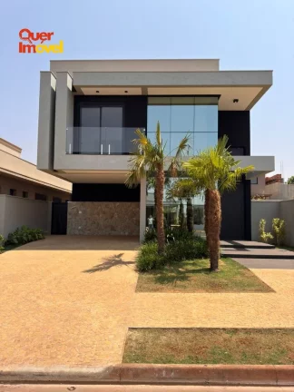 Imagem Residência Exclusiva em Condomínio de Luxo em Ribeirão Preto-SP, Vila do Golf: 4 quartos, 4 suítes, 2 salas, 5 banheiros, 4 vagas, 288,11 m².