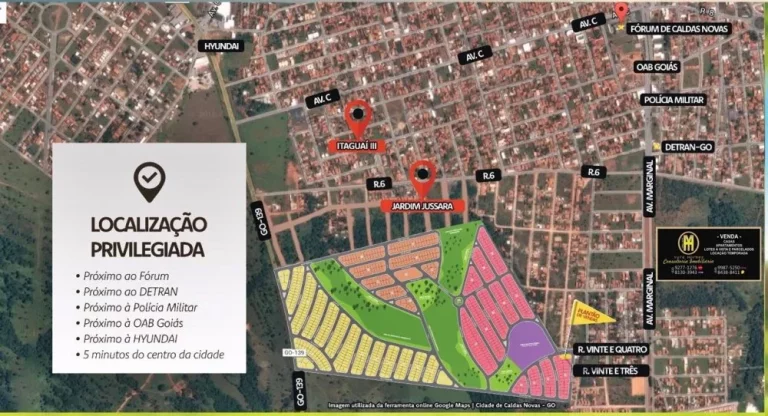 Imagem Lotes a Prestação Vale da Serra Caldas Novas
