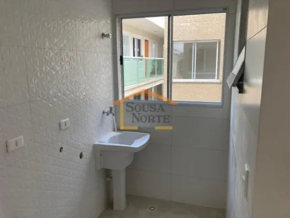 Imagem Apartamento novo, 1 dormitório, sala 2 ambientes, cozinha, área de serviço, banheiro, 1 vaga de g...