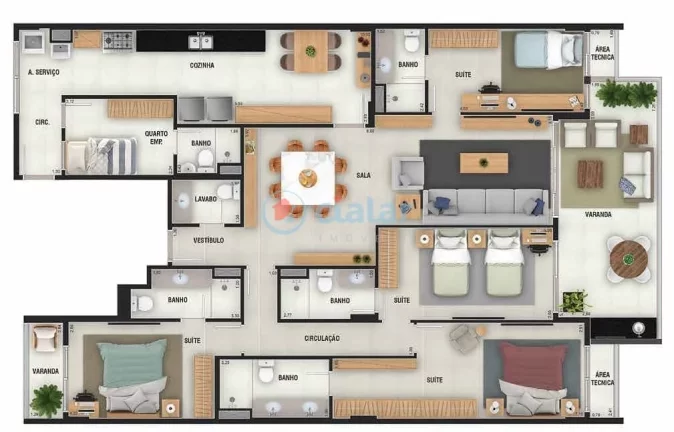 Imagem Apartamento à venda 4 Quartos 2 Suites 2 Vagas 145.55M Botafogo Rio de Janeiro - RJ | Special Botafogo Residences
