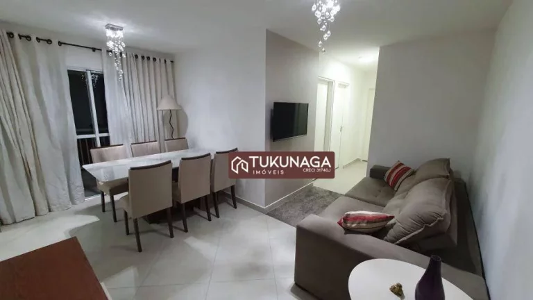 Imagem Apartamento com 3 dormitórios à venda, 69 m² por R$ 355.000,00 - Cidade Jardim Cumbica - Guarulhos/SP