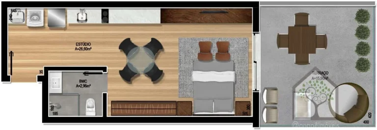 Foto do imóvel: Studio com excelente localização no Centro de Florianópolis