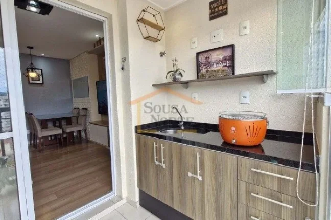 Imagem Apartamento com 60 m² de área privativa, distribuídos em 2 dormitórios, sendo 1 suíte, sala int...