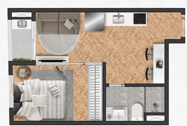 Imagem Apartamento com 1 Quarto à Venda, 24 m² em Bela Vista - São Paulo