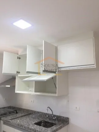 Imagem Apartamentos com 49 m², dispõe de 1 dormitório, sala com terraço gourmet, cozinha americana, ban...