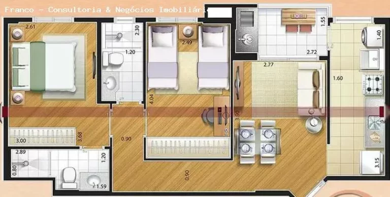 Imagem Apartamento para Venda em São Caetano do Sul, Santa Paula, 2 dormitórios, 1 suíte, 2 banheiros, 1 vaga