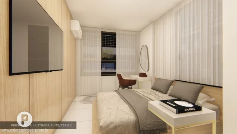 Imagem Quarto Sala [41m²] ÷ 60 meses, próx. ao Palato Ponta Verde