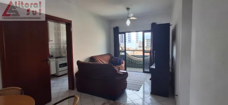 Imagem Imperdível apartamento à venda em Praia Grande-SP, bairro Tupi! 1 quarto, 1 sala, 1 banheiro, 1 vaga de garagem, 55m² de área.