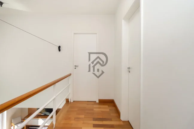 Imagem Apartamento Duplex em Pinheiros, sala pé direito duplo