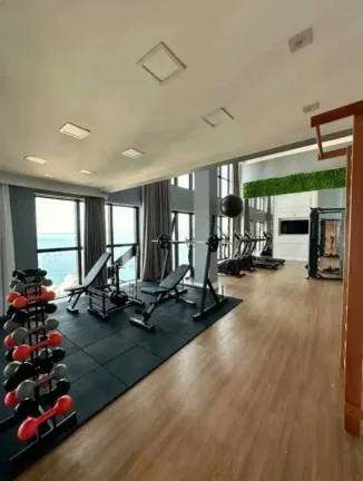 Imagem Apartamento mobiliado de 1 dormitório e 1 vaga na Meia Praia, Itapema/SC