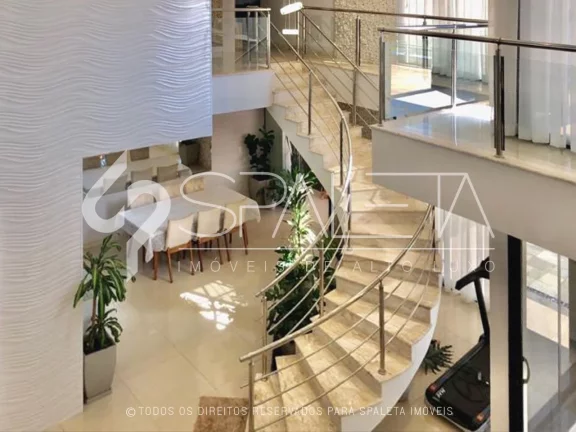 Imagem Linda residência moderna à venda no condomínio Quinta das Paineiras em Jundiaí