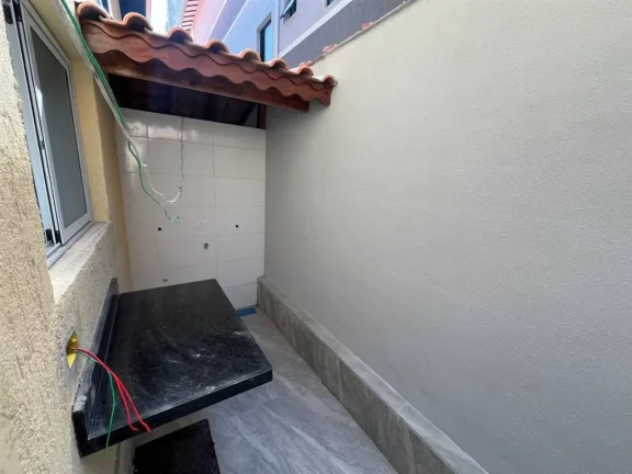Imagem Maravilhoso Sobrado em Condomínio na Aviação - Praia Grande, 2 Quartos