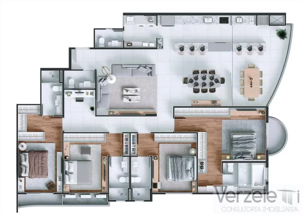 Imagem Apartamento Quadra Mar para Venda em Itajaí / SC no bairro Praia Brava
