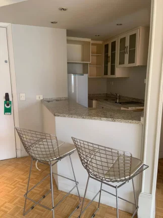 Imagem Flat para LOCAÇÃO em Vila Nova Conceição - Contemporâneo 80m²