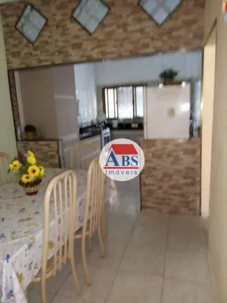 Imagem Sobrado com 3 dormitórios à venda, 208 m² por R$ 410.000,00 - Conjunto Afonso Schmidt - Cubatão/SP