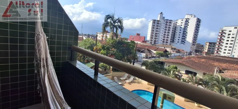 Imagem Imperdível apartamento à venda em Praia Grande-SP, bairro Tupi! 1 quarto, 1 sala, 1 banheiro, 1 vaga de garagem, 55m² de área.