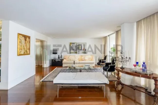 Imagem Luxuoso apartamento de 3 quartos e 3 suítes no coração do Jardim Paulista, São Paulo-SP: 346m², 3 salas e 2 vagas de garagem!