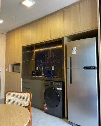 Imagem Studio de Luxo à Venda na Vila Nova Conceição: 1 Quarto, 1 Sala, 1 Banheiro em São Paulo-SP
