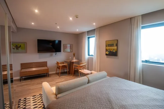 Flat Mobiliado e equipado no Itaim Bibi