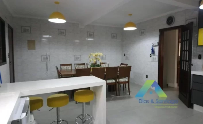 Imagem Sobrado alto padrão 495 metros, 10 vagas de garagem, espaço gourmet todo decorado designer moderno.