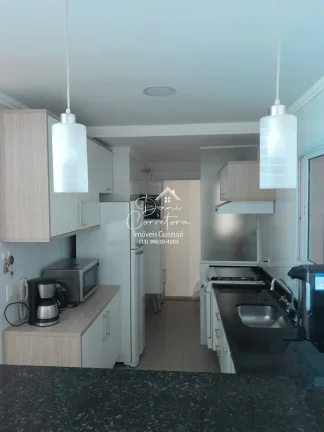 Imagem Apartamento à venda na Enseada, Guarujá-SP: 3 quartos, 1 suíte, 2 salas, 3 banheiros, 2 vagas de garagem, 85m² de área.