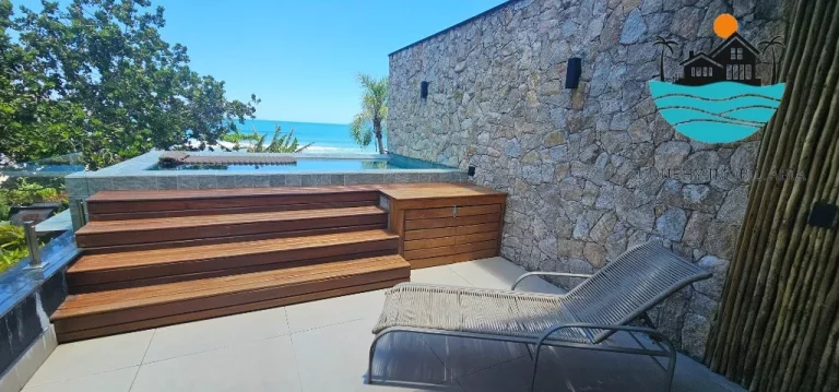 Imagem Pé na Areia com Vista ao mar - A Venda ou Locação de Temporada - Juquehy com 4 suítes, lado direito, máx. 08 pessoas | Juquehy Imobiliária