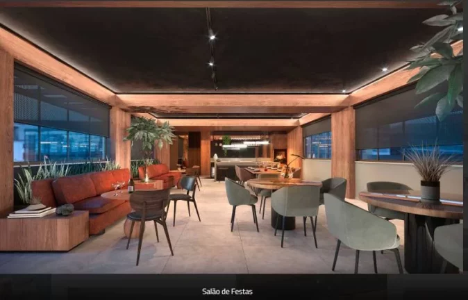 Imagem Cobertura 2 quartos suíte 2 vagas torre única 2 elevadores
