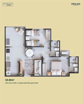 Imagem Apartamento Setor Faiçalville, 2 Quartos com 1 Suíte