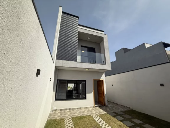 Imagem Casa Moderna com Piscina em Condomínio  Pronta para Morar!