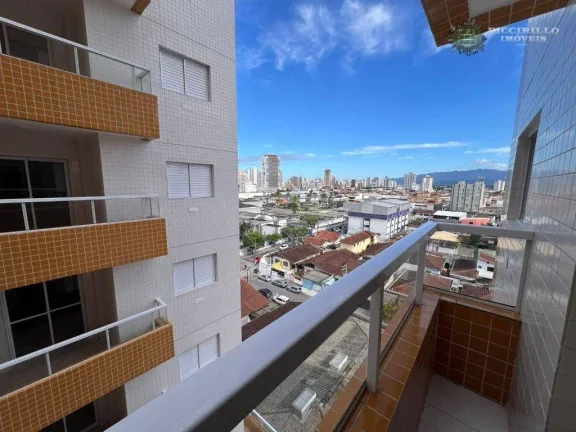 Imagem Apartamento com 2 dormitórios à venda, 60 m² por R$ 438.000,00 - Boqueirão - Praia Grande/SP