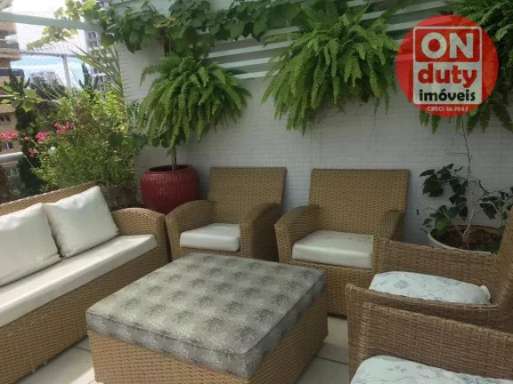 Imagem Apartamento Garden com 4 dormitórios à venda, 300 m² por R$ 3.200.000,00 - Aparecida - Santos/SP