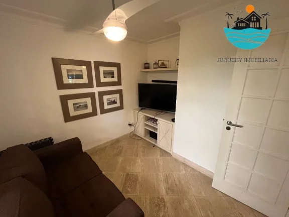 Imagem Casa em condomínio pé na areia c/ vista ao mar para venda e locação em Juquehy com 4 suítes, 10 pes. 201m² de área construída | Juquehy Imobiliária