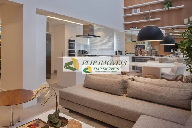 Imagem Cobertura mobilhada p venda 144 m² pé direito duplo com 3 quartos no miolo do Cambuí - Campinas - SP
