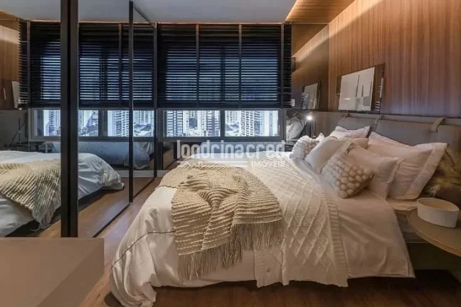 Imagem Apartamento no Ed. Palhano. Dormitórios: 03 sendo 03 suite. Banheiros: 05. Sala. Cozinha. Vagas de garagem: 02. Área útil: 127m²