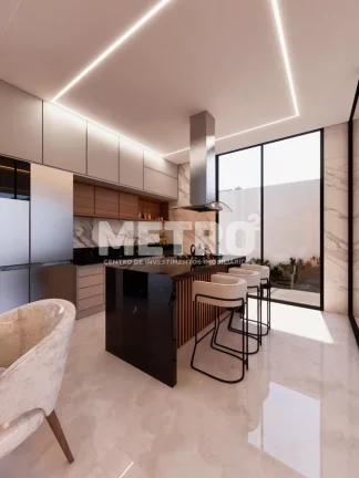 Imagem Casa à venda no Buona Vita com 4 suítes, master com closet e hidromassagem