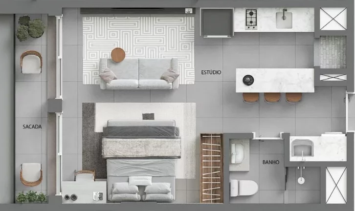 Imagem Cena Moinhos - Apartamento à venda no bairro Moinhos de Vento - Porto Alegre/RS