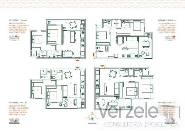 Imagem Apartamento 2 dormitórios para Venda em Camboriú / SC no bairro São Francisco de Assis