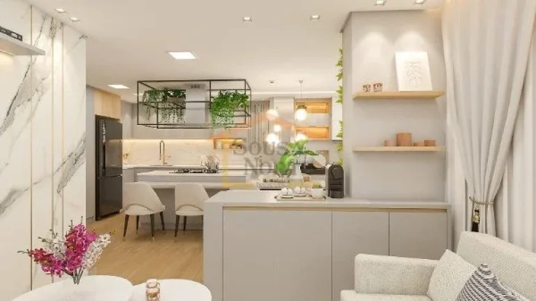Imagem Apartamento com 2 dormitórios sendo 1 suíte.
O segundo dormitório foi retirado para ampliação d...